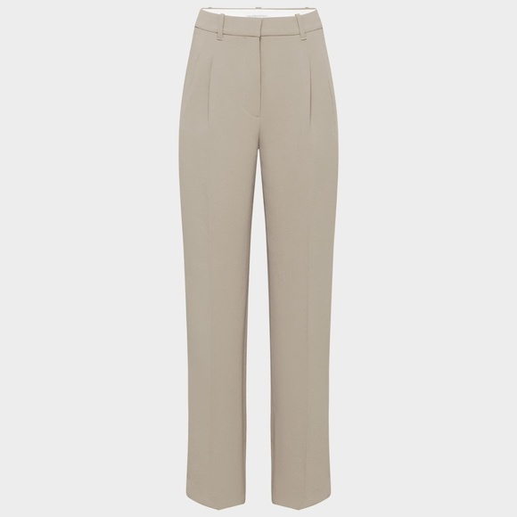 Aritzia Pants - The Effortless Pant - Crepette (Short) Taupe